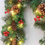 NNEOBA Christmas Garland Rattan Wreath