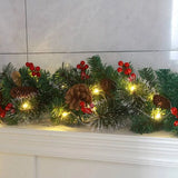 NNEOBA Christmas Garland Rattan Wreath