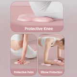 NNEOBA TPE Thickened Anti-Slip Yoga Kneeling Pad Pink