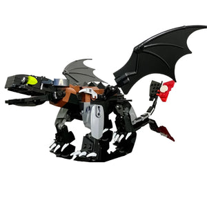 NNEOBA Train Dragon Figures Building Blocks for Kids Collection