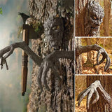 NNEOBA Halloween Tree Demon Face Garden Statue
