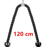NNEOBA 120cm Triceps Pull Down Rope Heavy Duty Cable Attachment Black