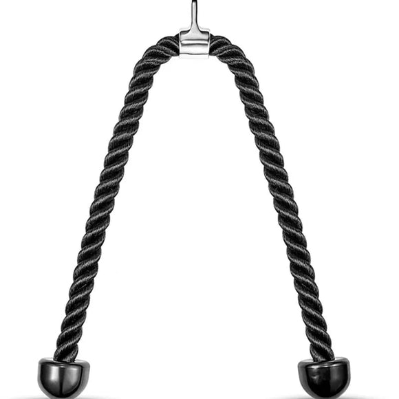 NNEOBA 120cm Triceps Pull Down Rope Heavy Duty Cable Attachment Black