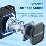 NNEOBA Groove Bluetooth Portable Speaker with Dual EQ (Black)