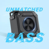 NNEOBA Groove Bluetooth Portable Speaker with Dual EQ (Black)