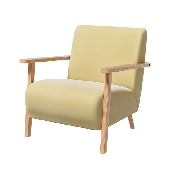 NNEDSZ Armchair Velvet Yellow Olie