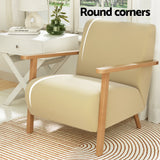 NNEDSZ Armchair Velvet Yellow Olie