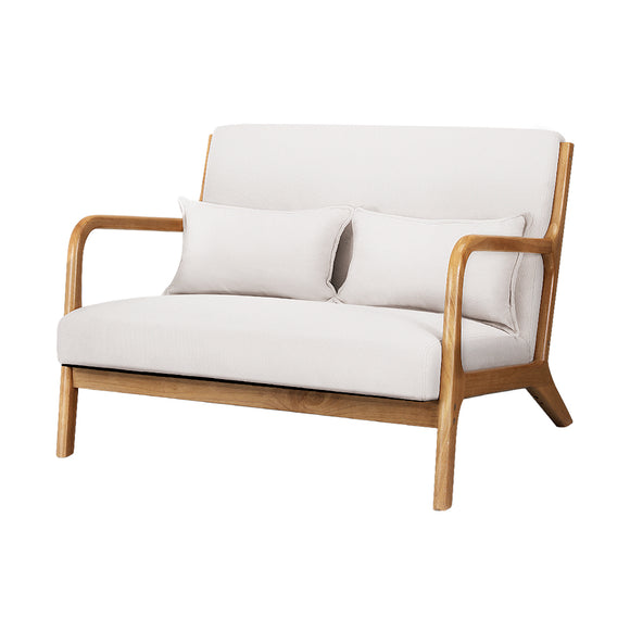 NNEDSZ Armchair Lounge Chair Accent Armchairs Couch Sofa Loveseat Beige Wood