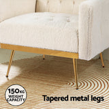 NNEDSZ Artiss Armchair Boucle Beige Nicole