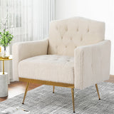 NNEDSZ Artiss Armchair Boucle Beige Nicole