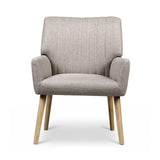 Artiss 2X Armchair Faux Fabric Beige