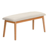 NNEDSZ Dining Bench Upholstery Seat Wooden Chair 106cm