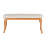 NNEDSZ Dining Bench Upholstery Seat Wooden Chair 106cm