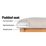 NNEDSZ Dining Bench Upholstery Seat Wooden Chair 106cm