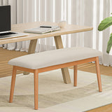 NNEDSZ Dining Bench Upholstery Seat Wooden Chair 106cm