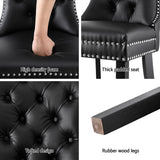 NNEDSZ 1 Set of 2 Artiss Dining Chairs Black Leather