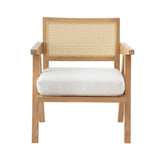 NNEDSZ Artiss Armchair Accent Chair Lounge Rattan Velvet Pine