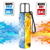 NNEOBA Large Stainless Steel Insulated Thermos Bottle
