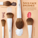 NNEOBA T329 14-Piece Synthetic Brush Set