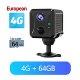 NNEOBA Mini 4G Security Camera WiFi Ultra HD CCTV