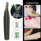 NNEOBA Ultra-Thin Precision Trimmer USB Rechargeable Mini Portable Black