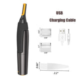 NNEOBA Ultra-Thin Precision Trimmer USB Rechargeable Mini Portable Black