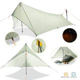 NNEOBA Ultralight Waterproof Flysheet Tent Shelter (Green)
