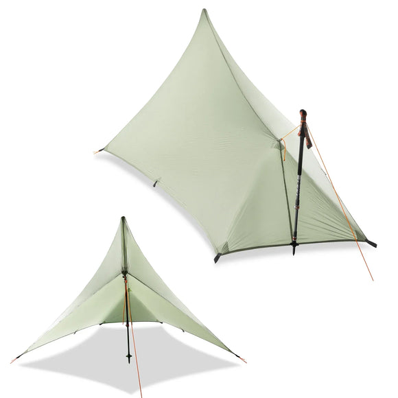 NNEOBA Ultralight Waterproof Flysheet Tent Shelter (Green)