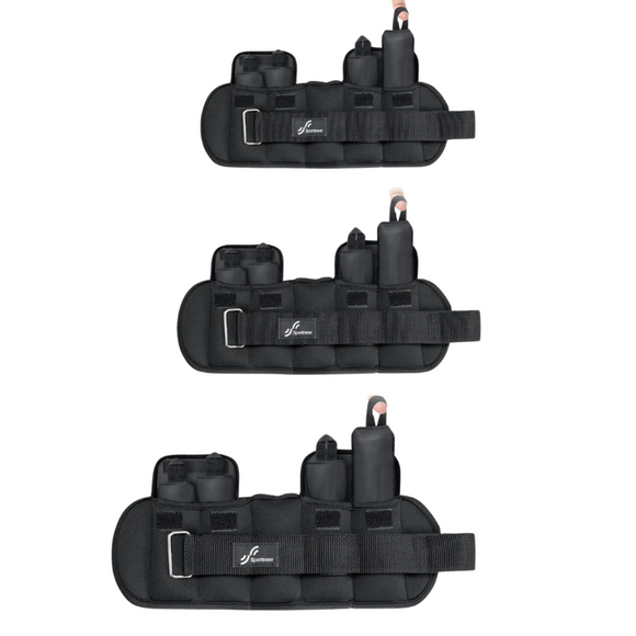 NNEOBA Adjustable Ankle Weights - 1 Pair, 4lbs