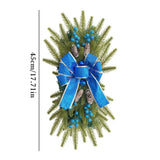 NNEOBA Christmas Bow Upside Down Tree Garland