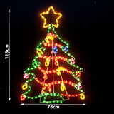 NNEDSZ Samland Christmas Tree Motif Rope Light Large 118cm Height