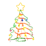 NNEDSZ Samland Christmas Tree Motif Rope Light Large 118cm Height