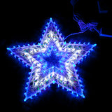 NNEDSZ Samland 120 Led Blue/White Star Christmas Light