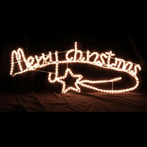 NNEDSZ Samland Animated Merry Christmas Motif Rope Light W/ Controller