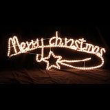 NNEDSZ Samland Animated Merry Christmas Motif Rope Light W/ Controller