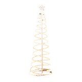 NNEDSZ Samland Led 185cm Spiral Rope Light Christmas Tree Star Motif Warm White