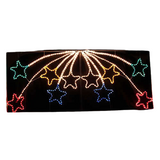 NNEDSZ Samland Led Animated 10 Stars Motif Rope Light for Christmas 2.2m