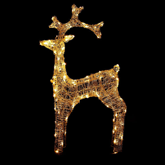 NNEDSZ Samland Large Led Stag Reindeer for Christmas Decoration 110cm Height