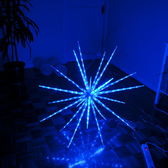 NNEDSZ Samland 160 Led Blast Ice Star Ball Christmas Light Decoration Blue 122cm Diameter