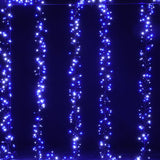 NNEDSZ Samland 1200 Led Cluster Fairy Light Blue White For Christmas Decoration
