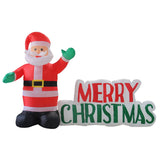 NNEDSZ Samland LED INFLATABLE SANTA CLAUSE WITH MERRY CHRISTMAS SIGN FOR CHRISTMAS DECORATION