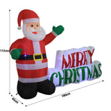 NNEDSZ Samland LED INFLATABLE SANTA CLAUSE WITH MERRY CHRISTMAS SIGN FOR CHRISTMAS DECORATION