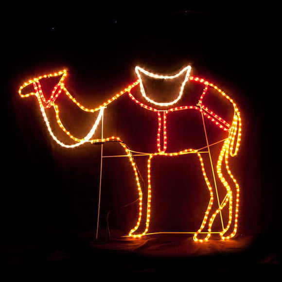 NNEDSZ Samland Wise Men'S Camel Led Christmas Motif Rope Light Nativity