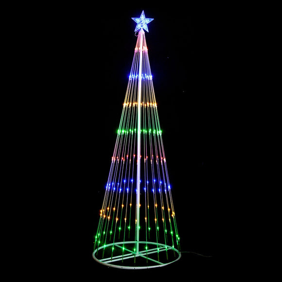 NNEDSZ Samland Circling Led Light Christmas Tree With Star [Height: 163cm]