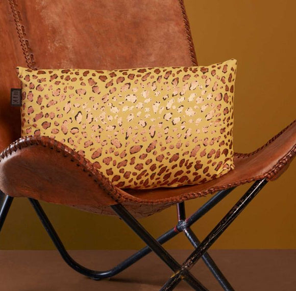 NNEDSZ Felidea Cotton Yellow Cushion by Bedding House