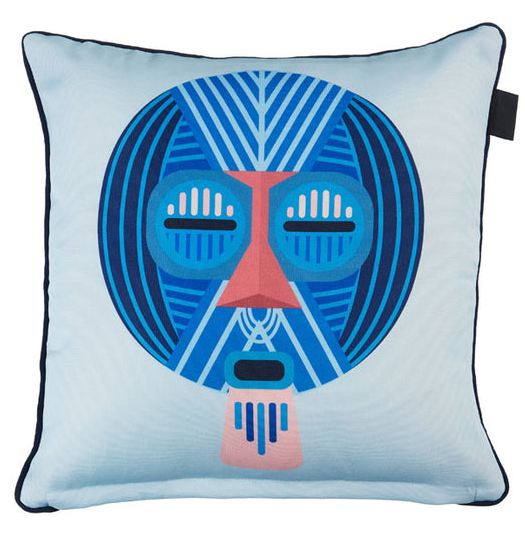 NNEDSZ Mascarade Blue Cushion by Bedding House