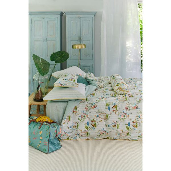 NNEDSZ Singerie Double Cotton White Quilt Cover Set By Pip Studio