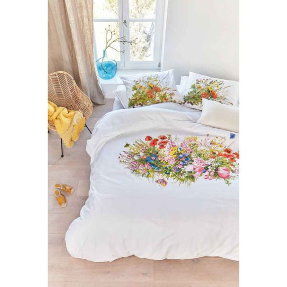 NNEDSZ Amazing Flowers Multi Marjolein Bastin Cotton Quilt Cover Sets by Bedding House King