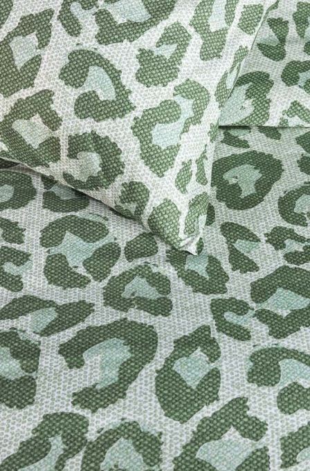 NNEDSZ Fabrice Cotton Percale Green Quilt Cover Sets by Bedding House King