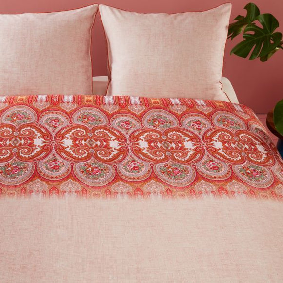NNEDSZ Oilily Line Flower Oilily Cotton Sateen Quilt Cover Sets by Bedding House King